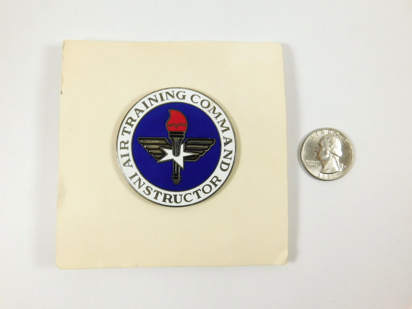 Vintage Air Training Command Instructor Button Pin