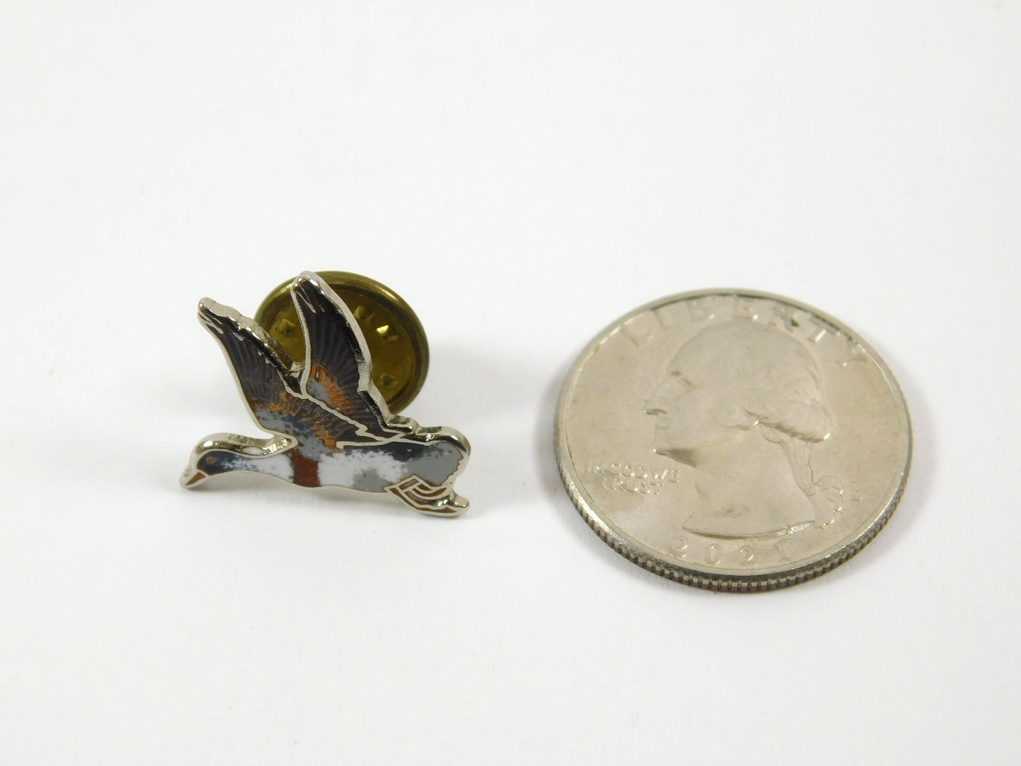 Vintage MAFCO Flying Duck Lapel Pin