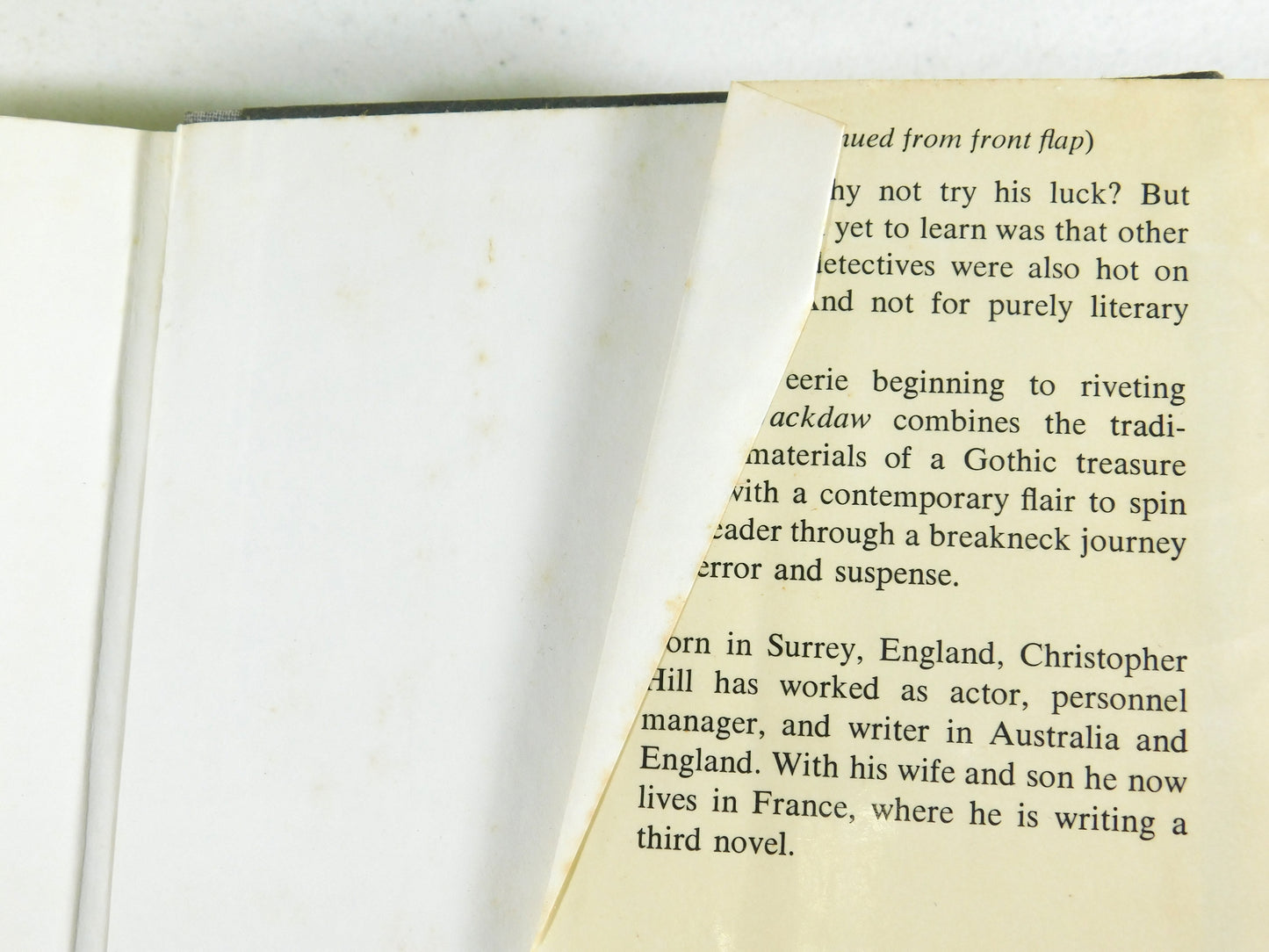Jackdaw by Christopher Hill (1975, Hardcover)