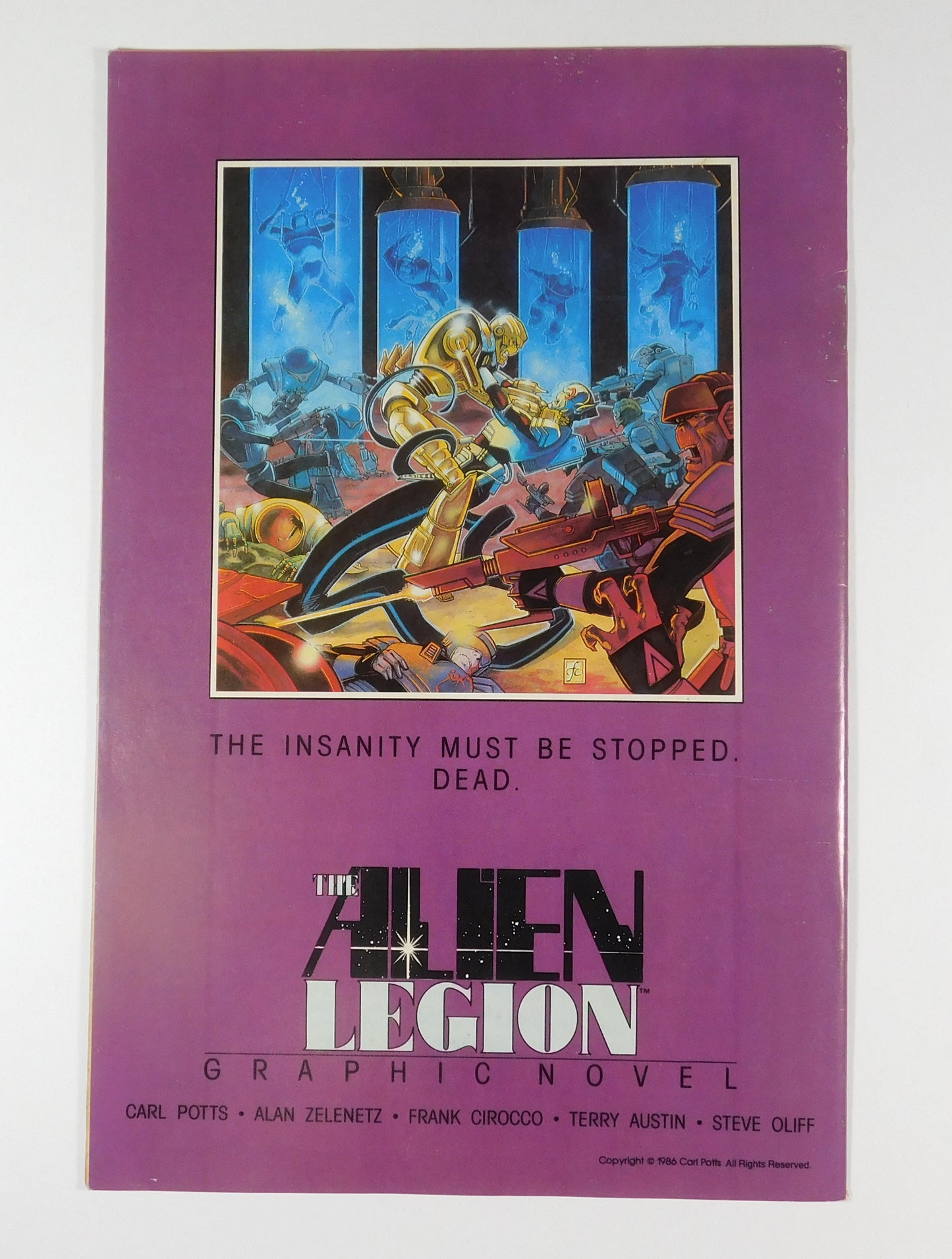 Vintage 1987 The Alien Legion #18 Comic Book