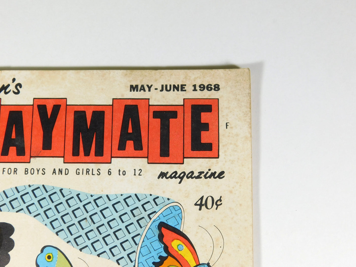 Vintage May-June 1968 Children's Playmate Magazine