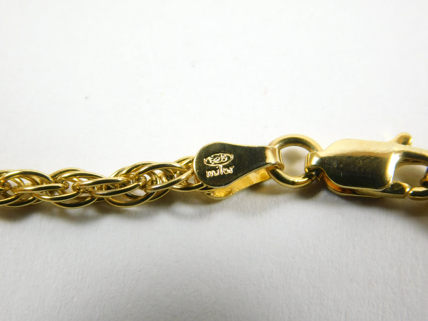 Milor 925 Gold Over Sterling Necklace Chain