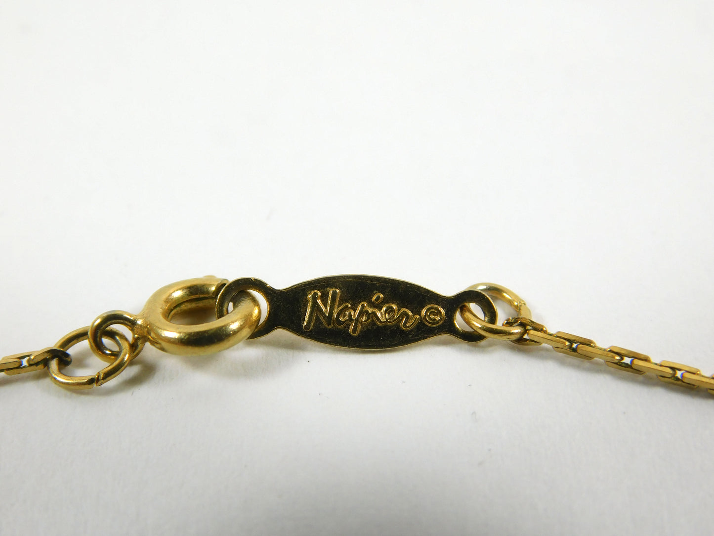 Napier Gold Tone Chain Necklace