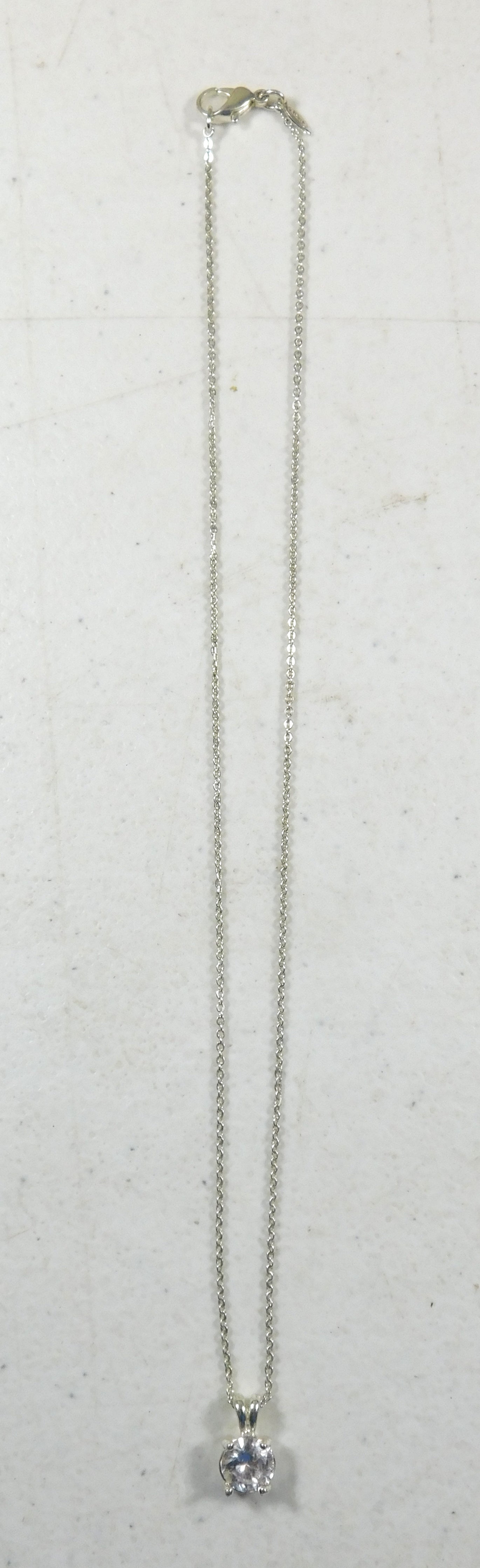 Avon Silver Tone Pendant Necklace