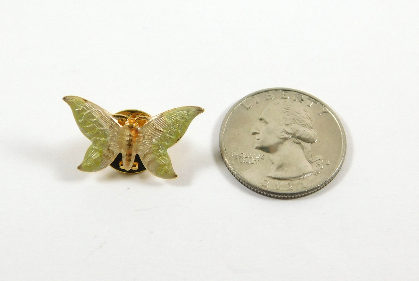 Vintage Moth Butterfly Insect Lapel Pin
