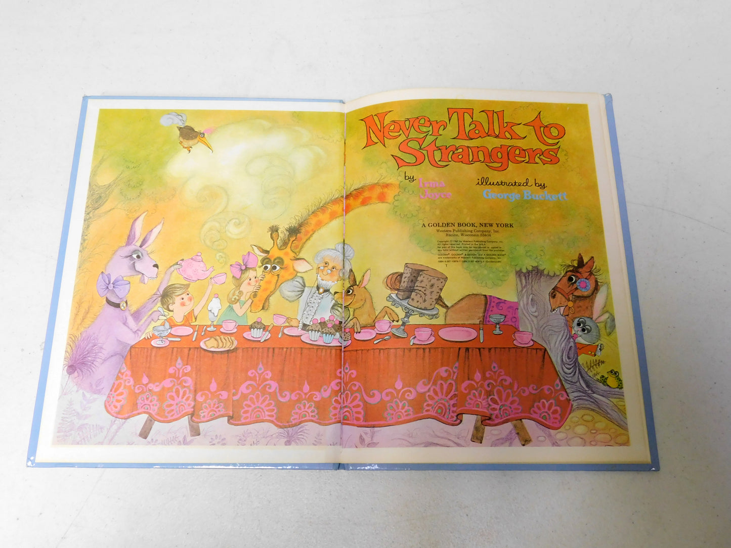 Vintage Never Talk To Strangers Golden Book by Irma Joyce