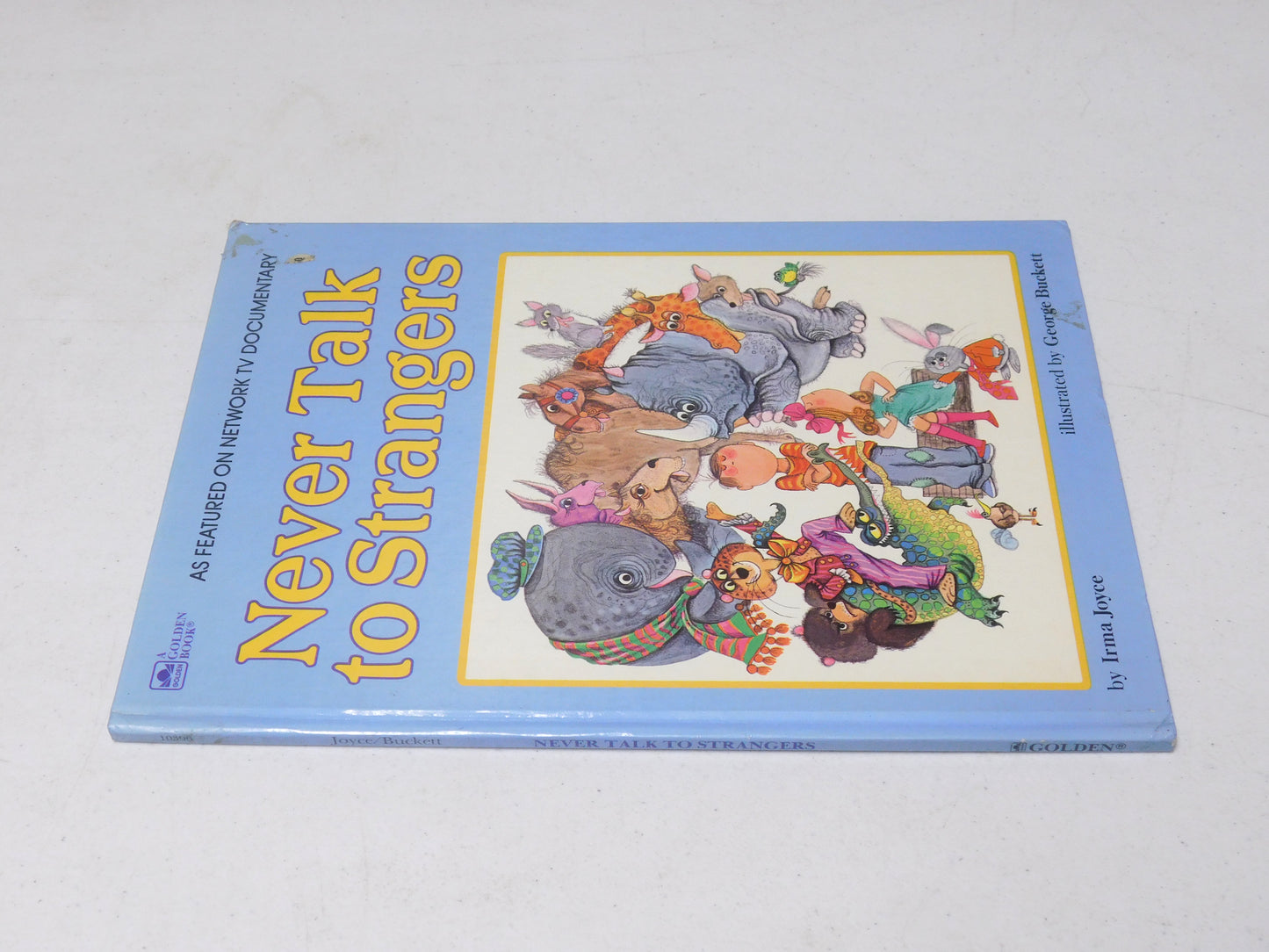 Vintage Never Talk To Strangers Golden Book by Irma Joyce