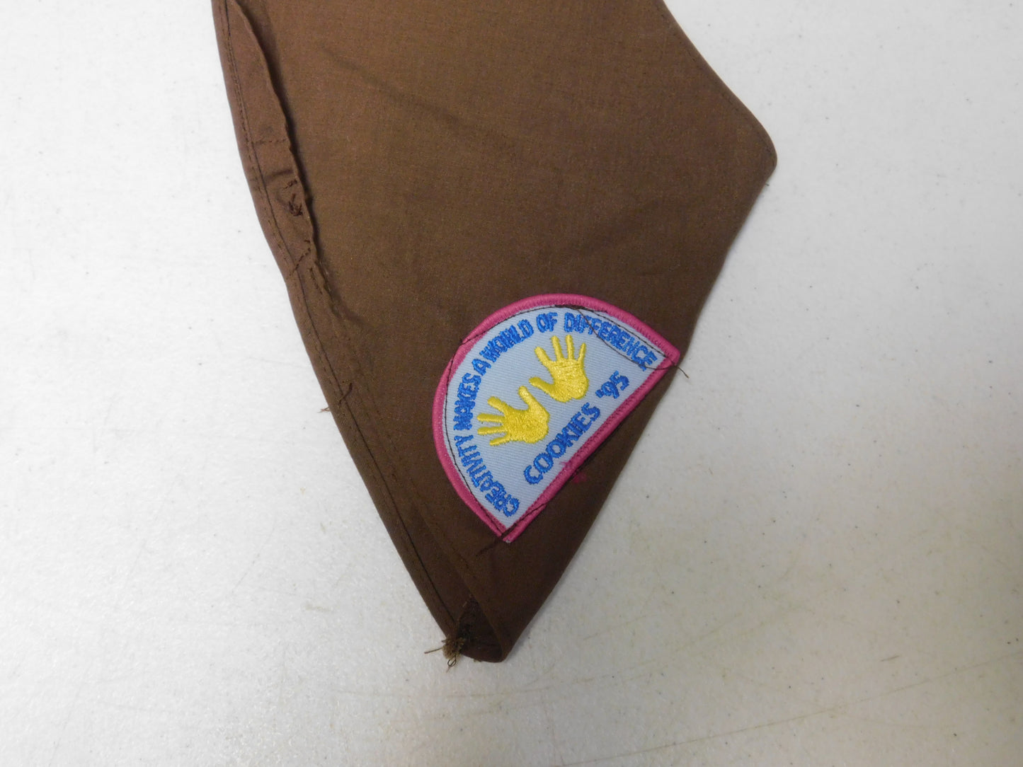 Vintage Girl Scouts USA Tribal Trails Vest and Sash with Patches