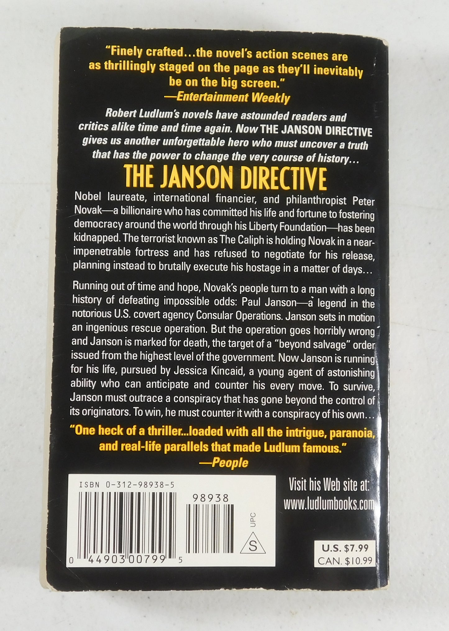 Janson Directive by Robert Ludlum (2003, Mass Market)