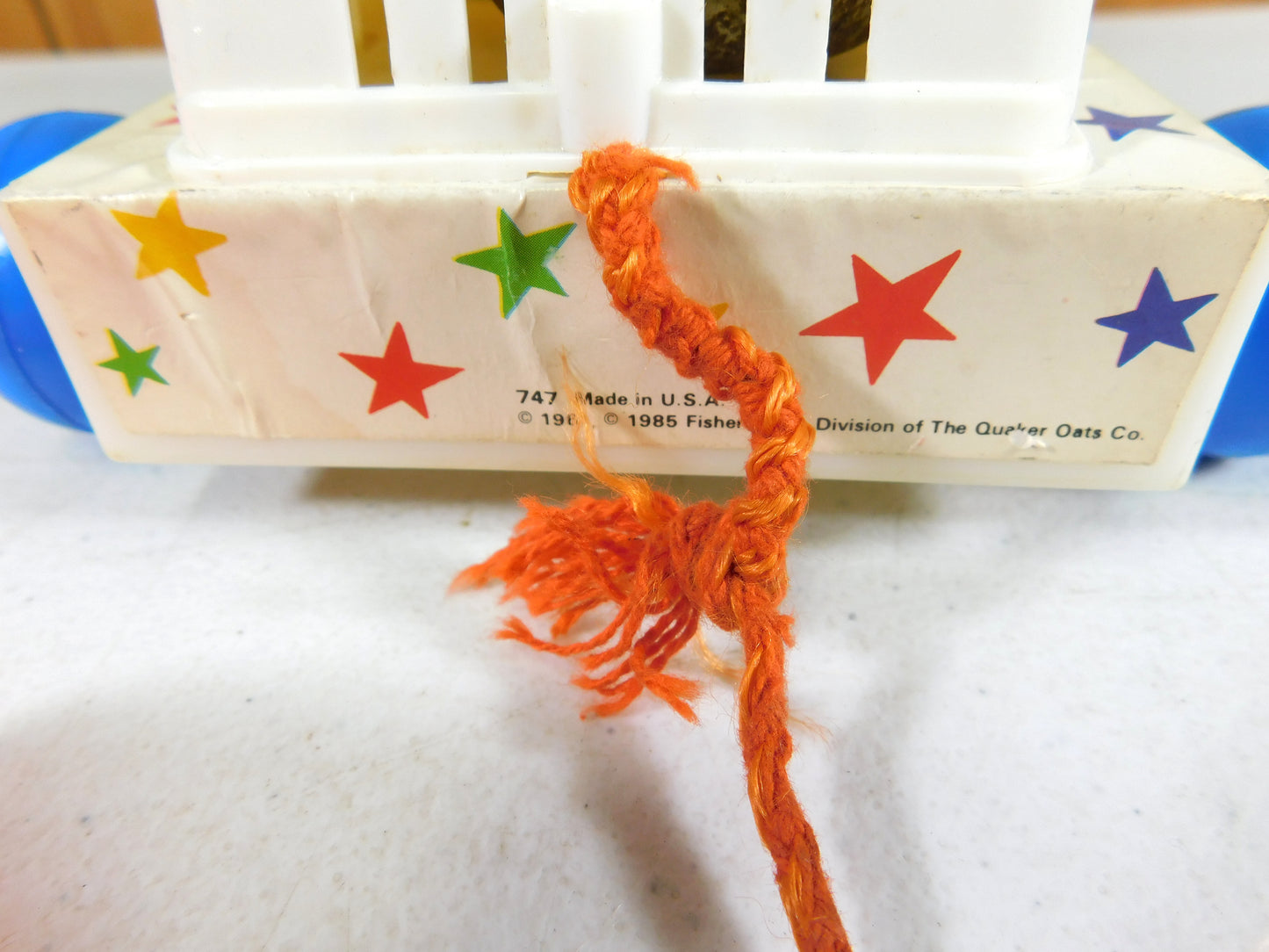 Vintage Fisher-Price Rotary Dial Chatter Phone Pull Toy Telephone
