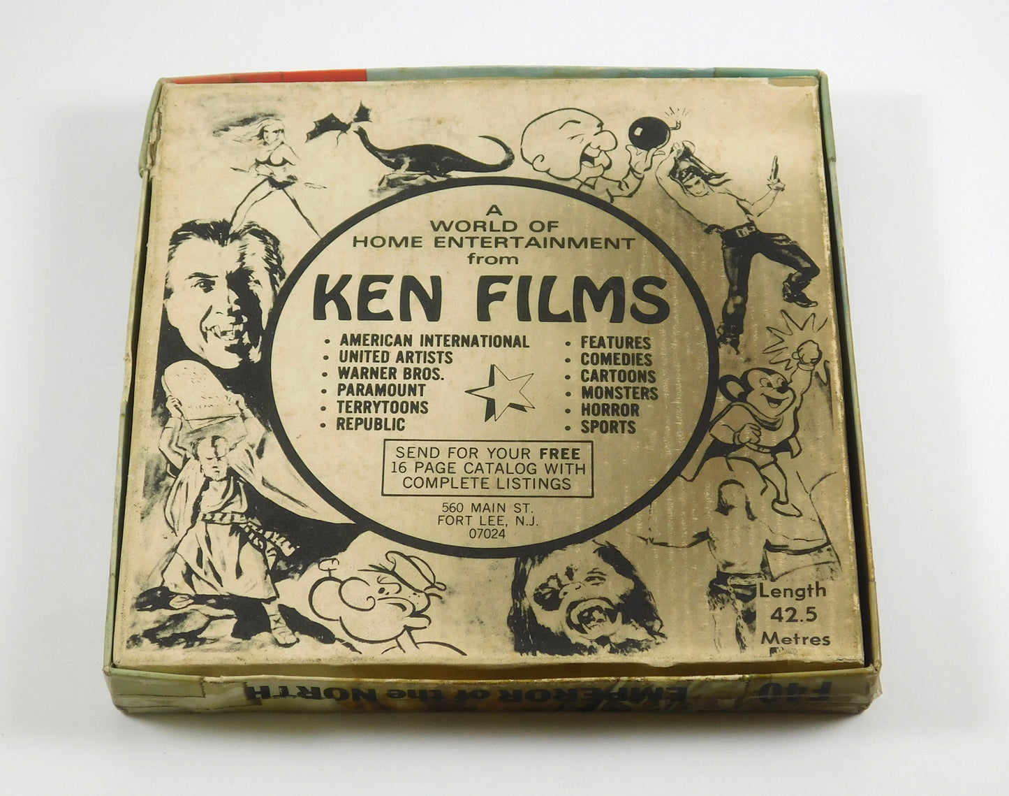 Vintage Emperor of the North Super 8 Film Reel Movie