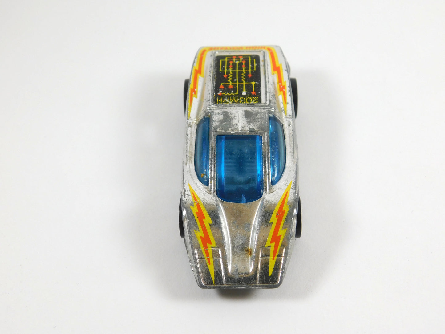 Vintage 1974 Hot Wheels Silver Large Charge Car Redline Hong Kong