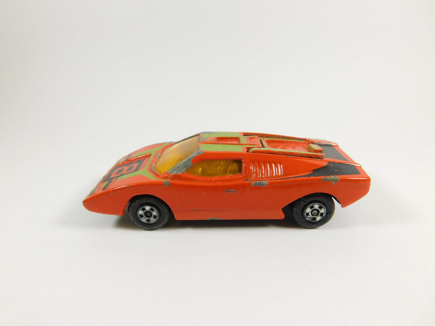Vintage 1973 Matchbox Red Lamborghini Countach