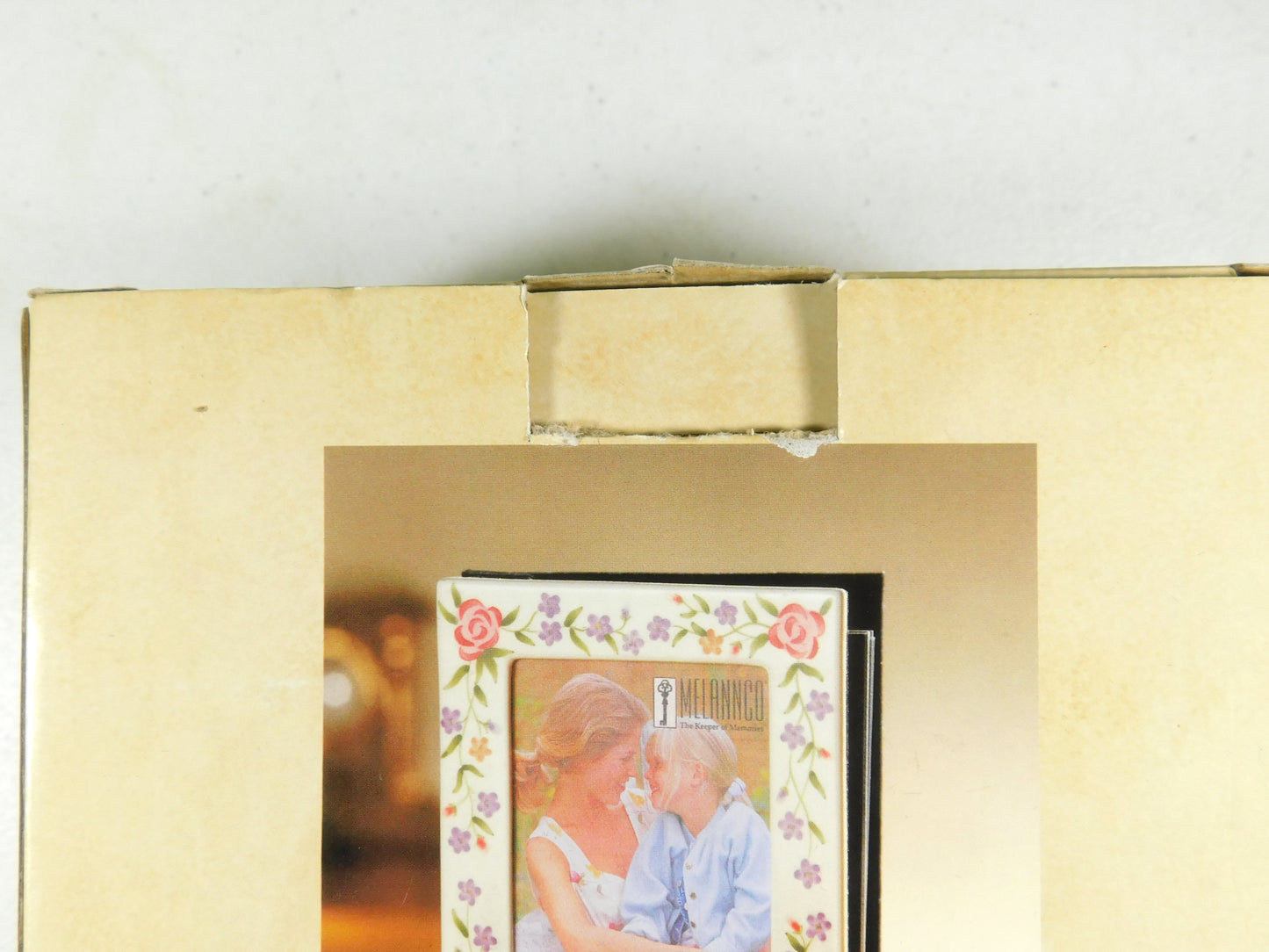 Melannco Handpainted Floral Photo Album Rose Detail - Holds Seventy 4x6 Photos