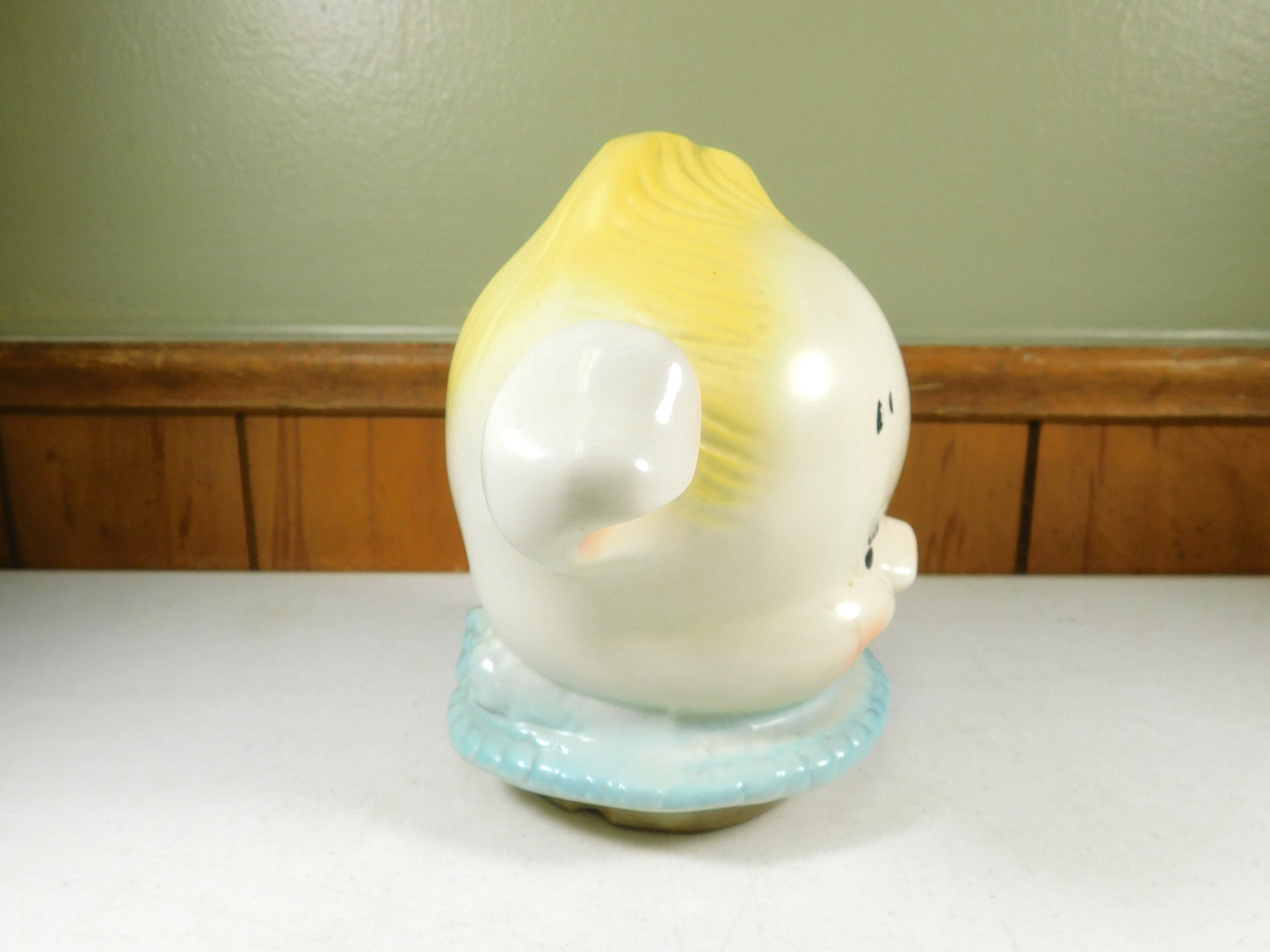 Vintage Regal China Diaper Pin Pig Cookie Jar Replacement Head Only