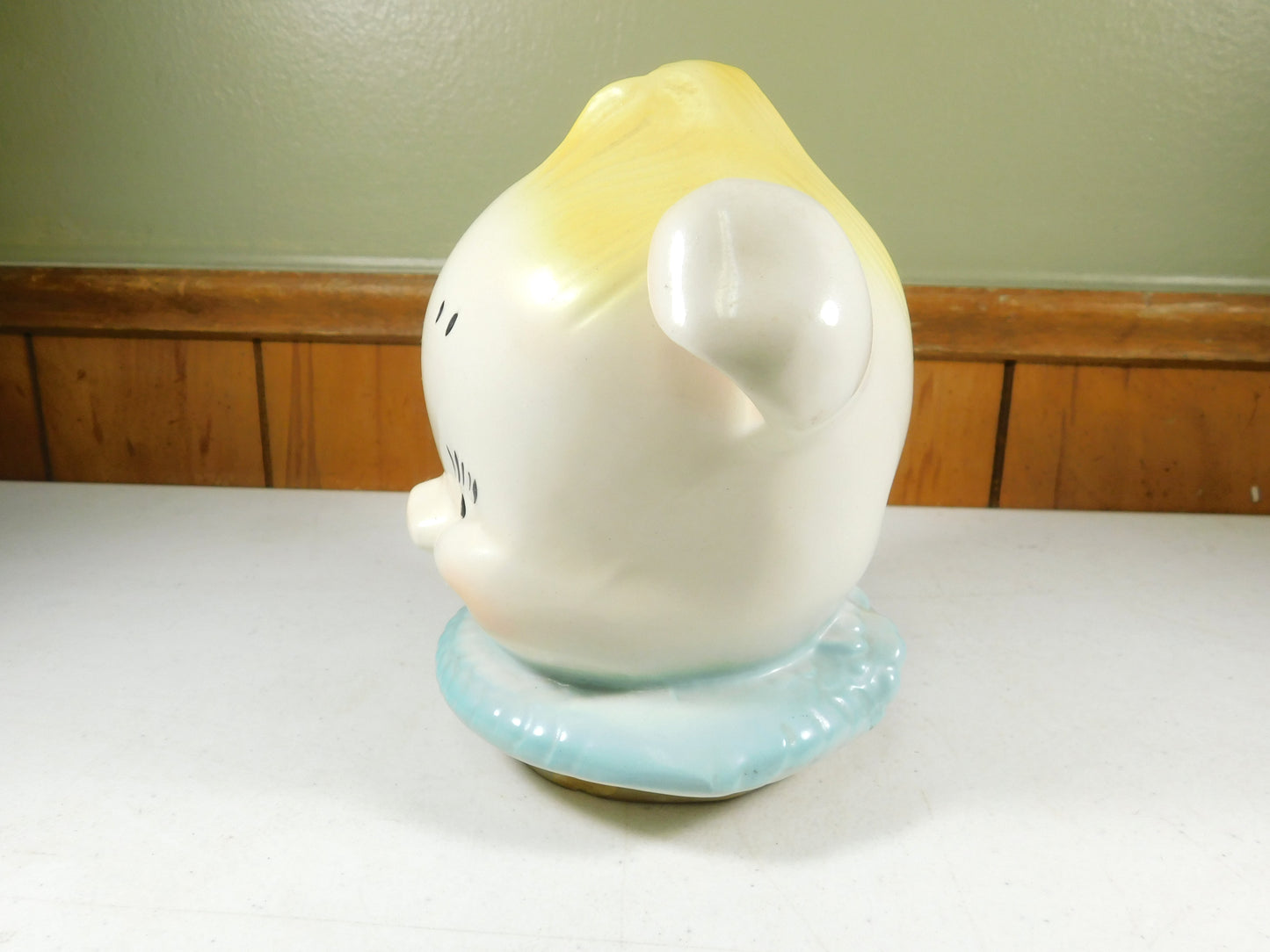 Vintage Regal China Diaper Pin Pig Cookie Jar Replacement Head Only