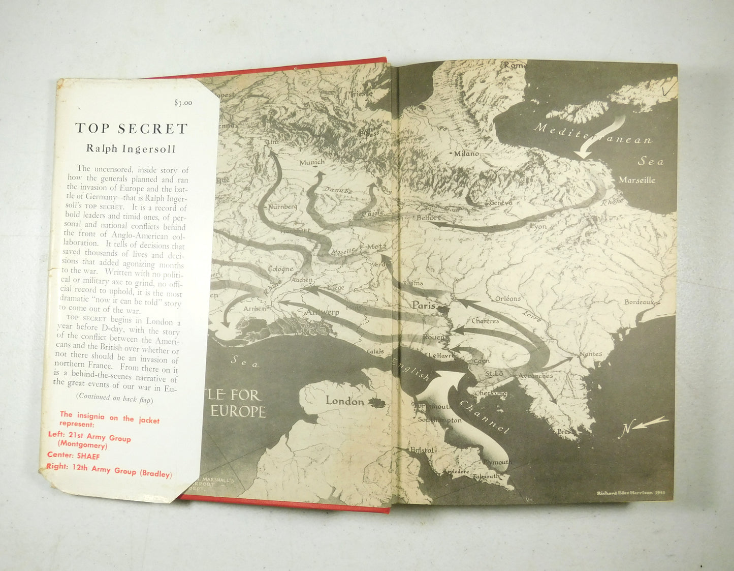 Vintage 1946 Top Secret by Ralph Ingersoll Book