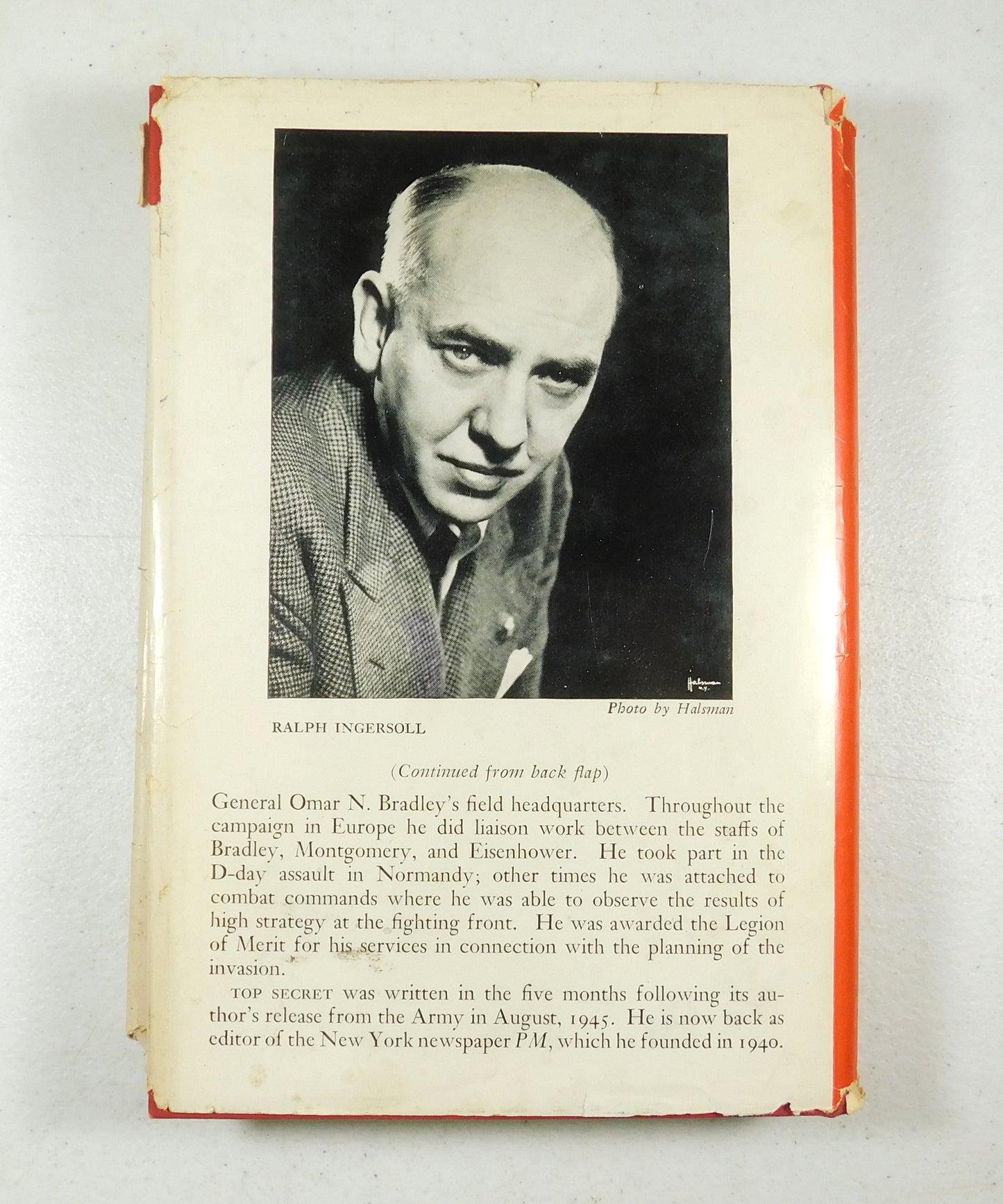 Vintage 1946 Top Secret by Ralph Ingersoll Book