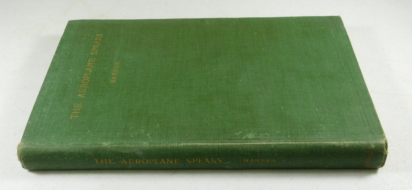 Vintage 1917 The Aeroplane Speaks by H. Barber Book