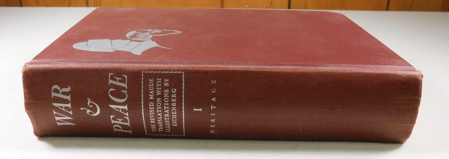 War and Peace by Leo Tolstoy Vintage 1938 Books
