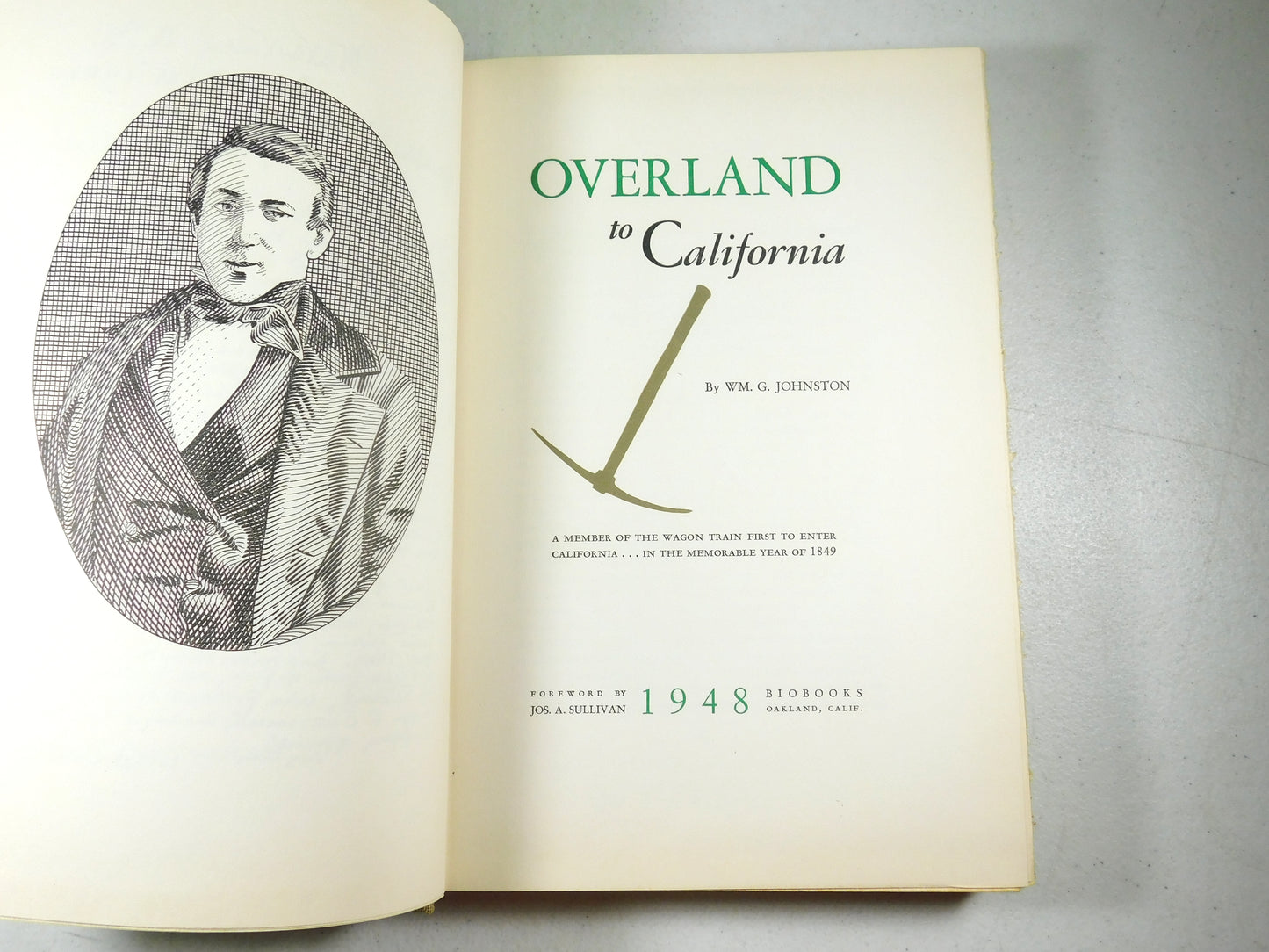 Vintage 1948 Overland to California by WM. G. Johnston
