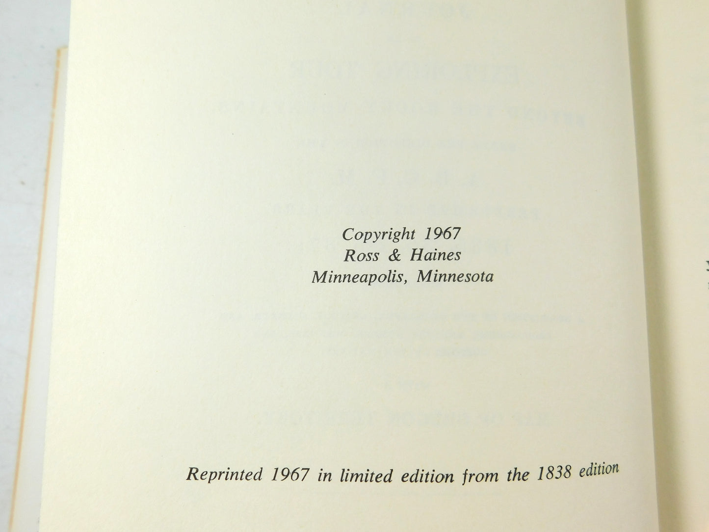 Vintage 1967 Parker's Exploring Tour: Beyond the Rocky Mountain by Samuel Parker