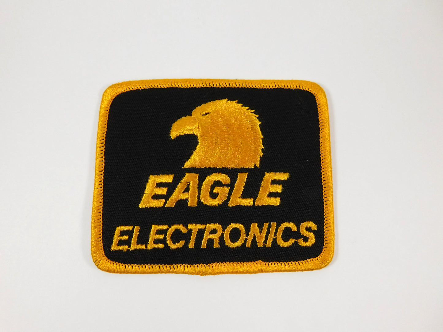 Vintage Gold and Black Eagle Electronics Patch