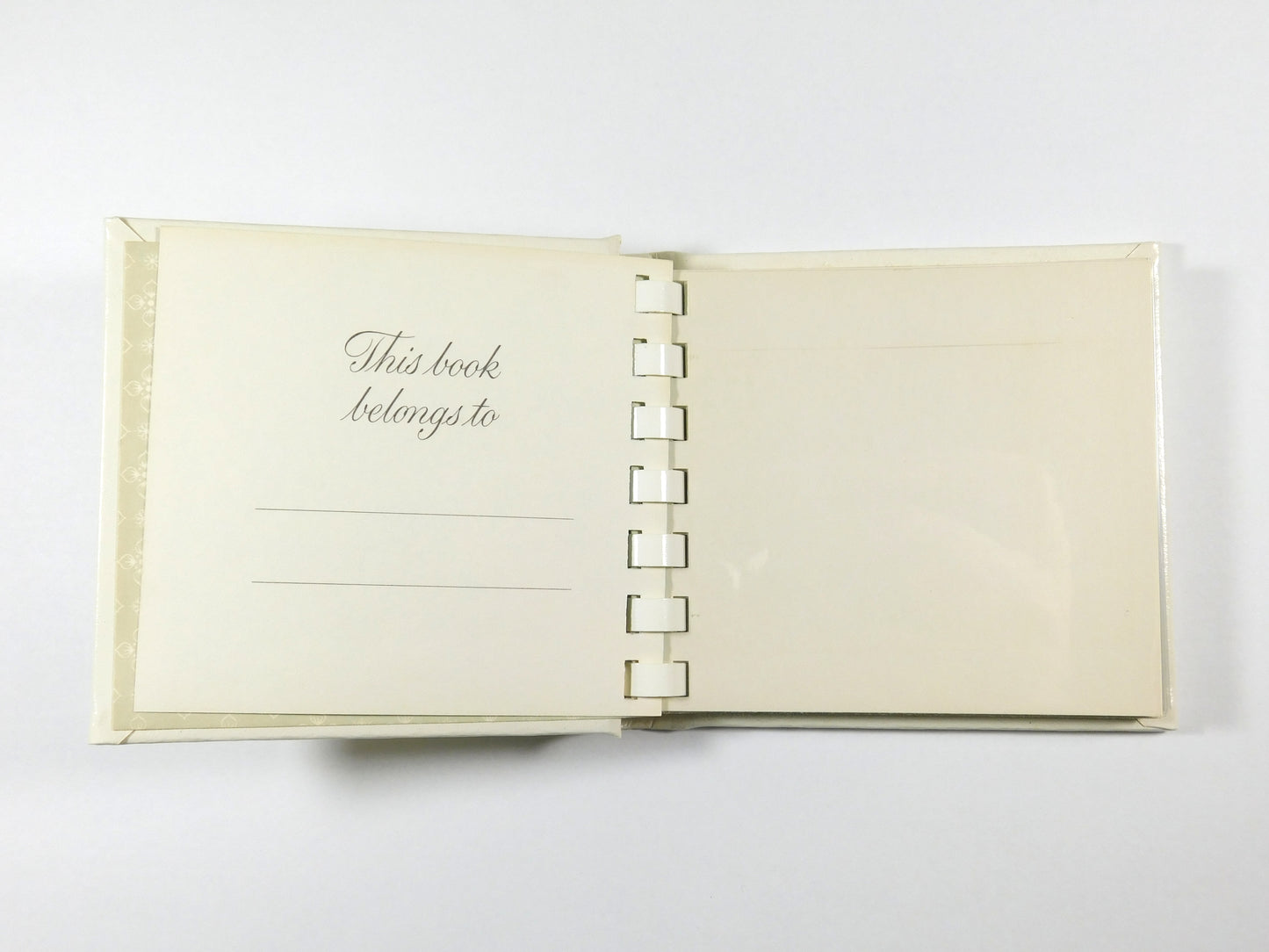 Vintage White Grandma's Brag Book Miniature Photo Album
