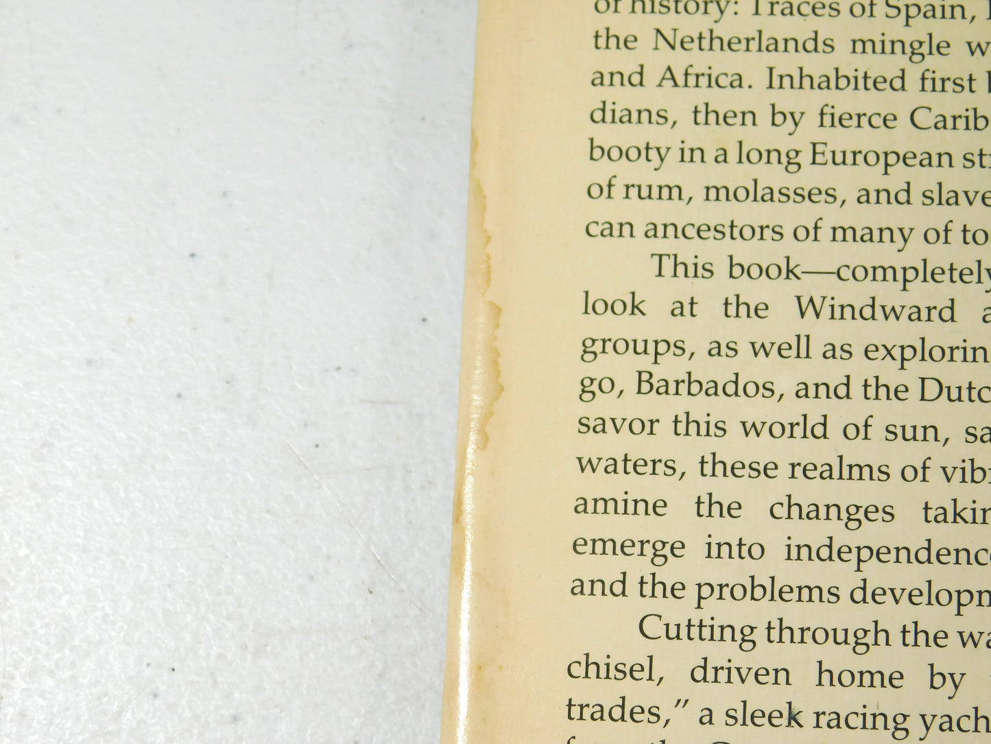 Vintage 1980 Isles of the Caribbean National Geographic Book