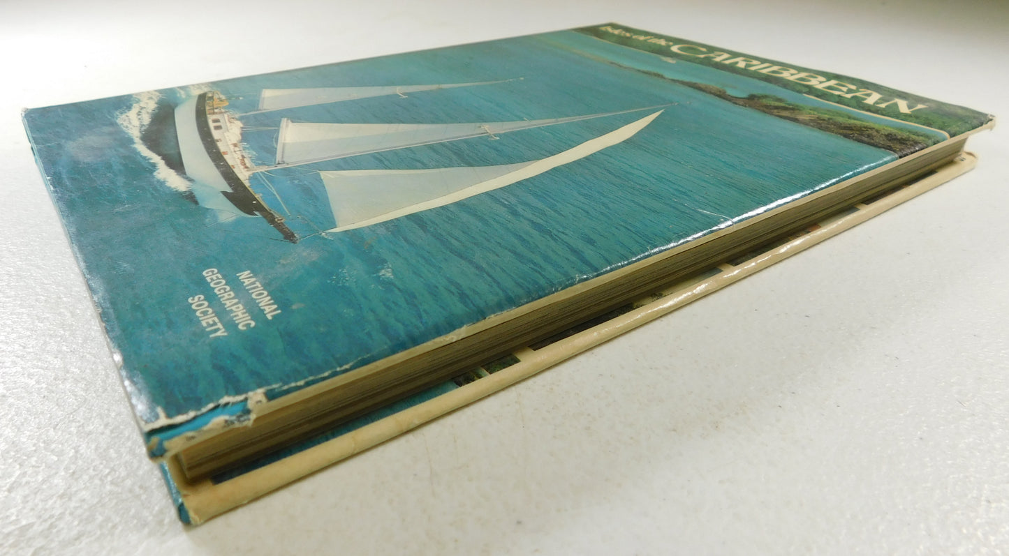 Vintage 1980 Isles of the Caribbean National Geographic Book