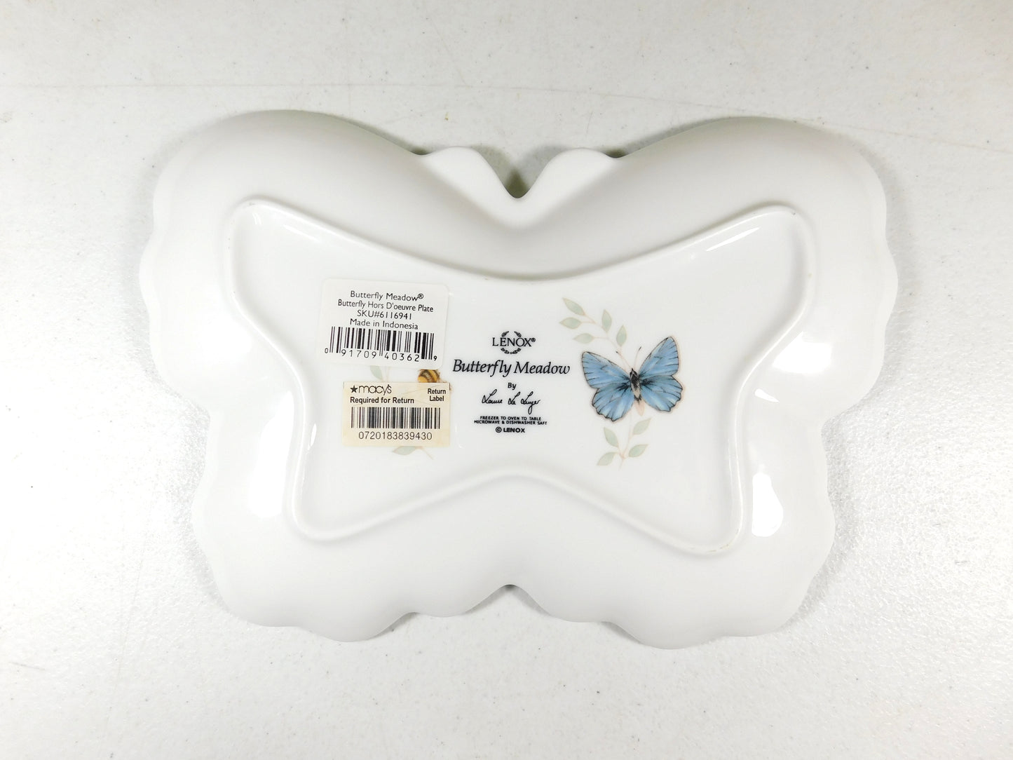Lenox Butterfly Meadow Hors D’Oeuvre Plate Tray