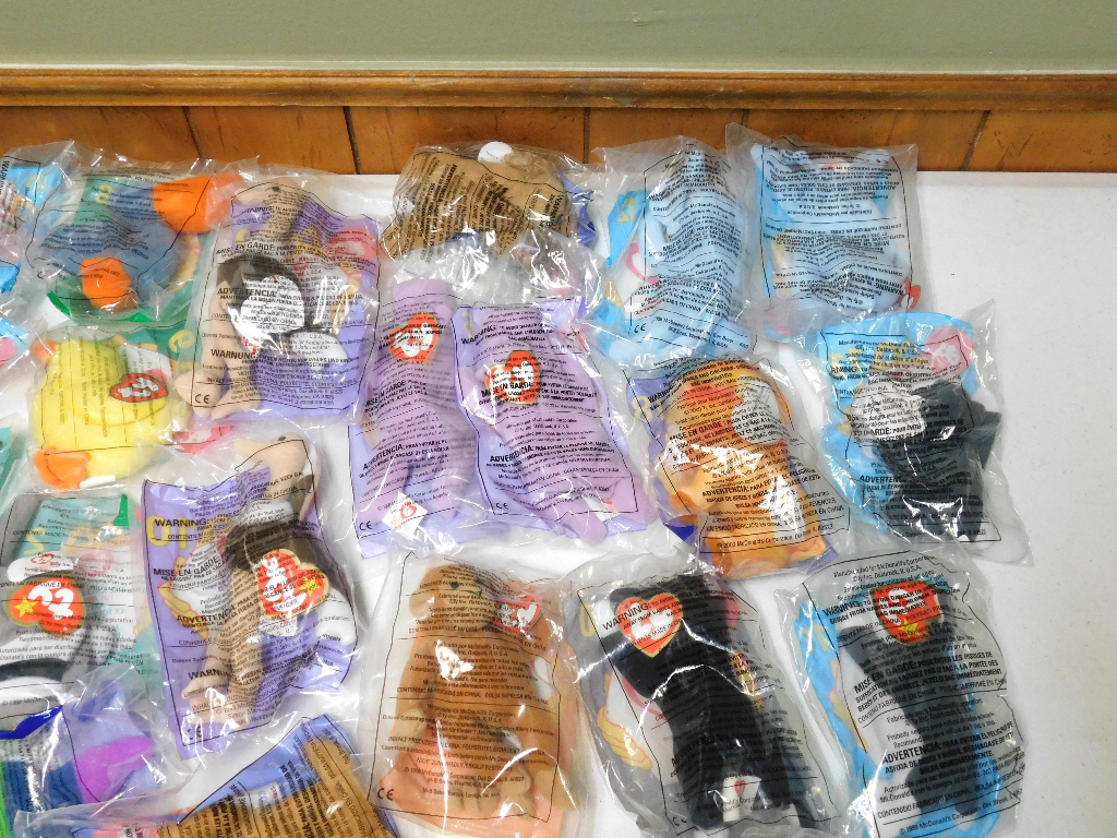Lot of 34 McDonald's Teenie Beanie Babies Toys