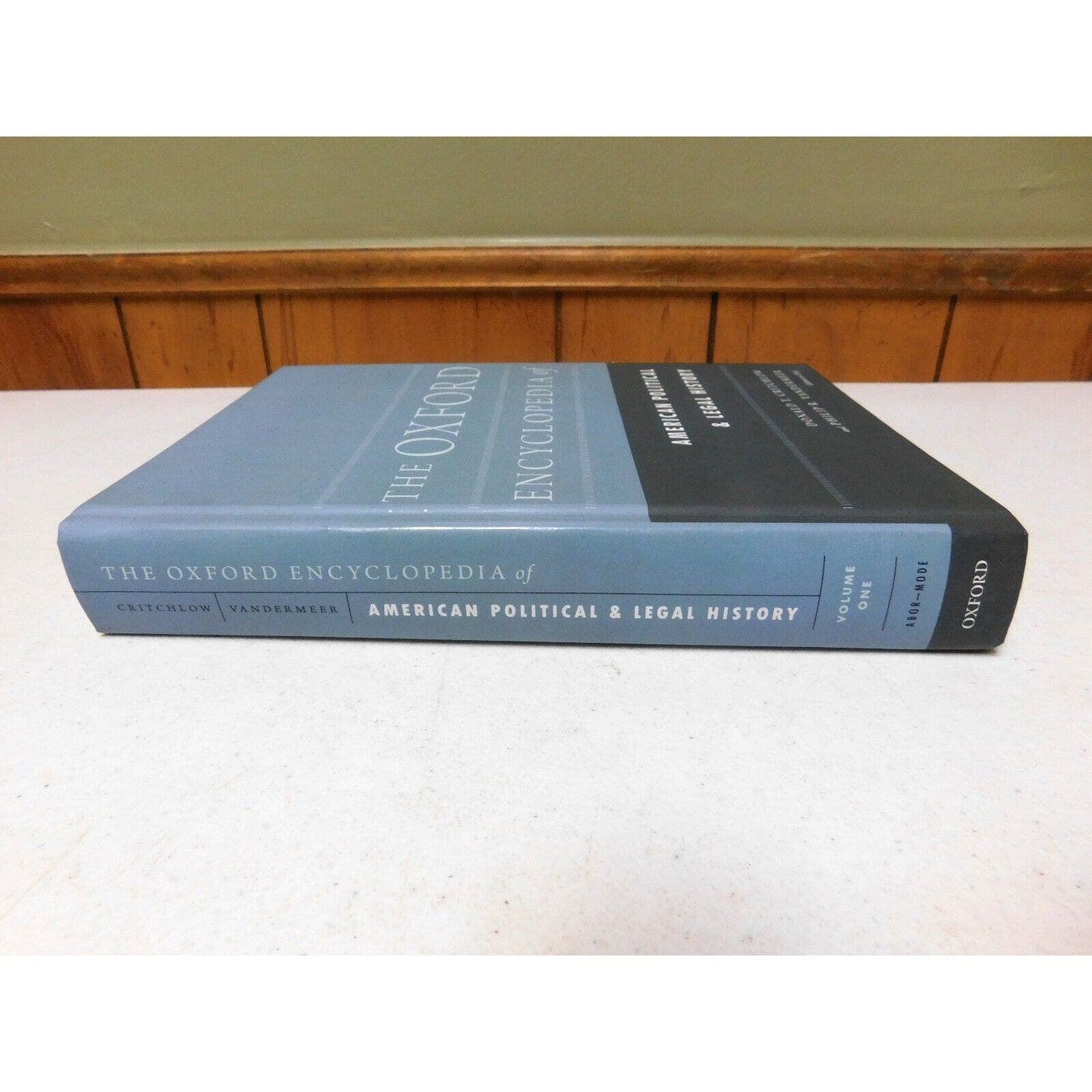 Oxford Encyclopedias of American Political & Legal History