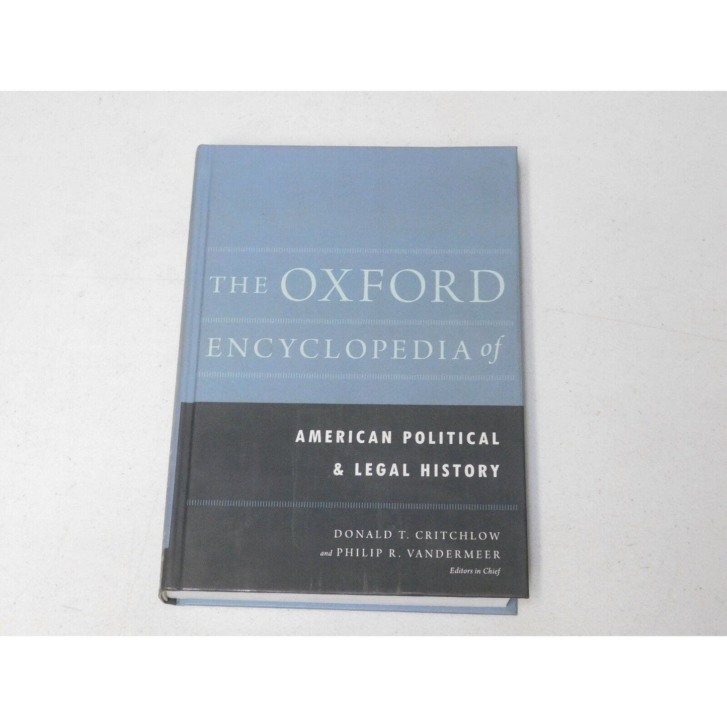 Oxford Encyclopedias of American Political & Legal History
