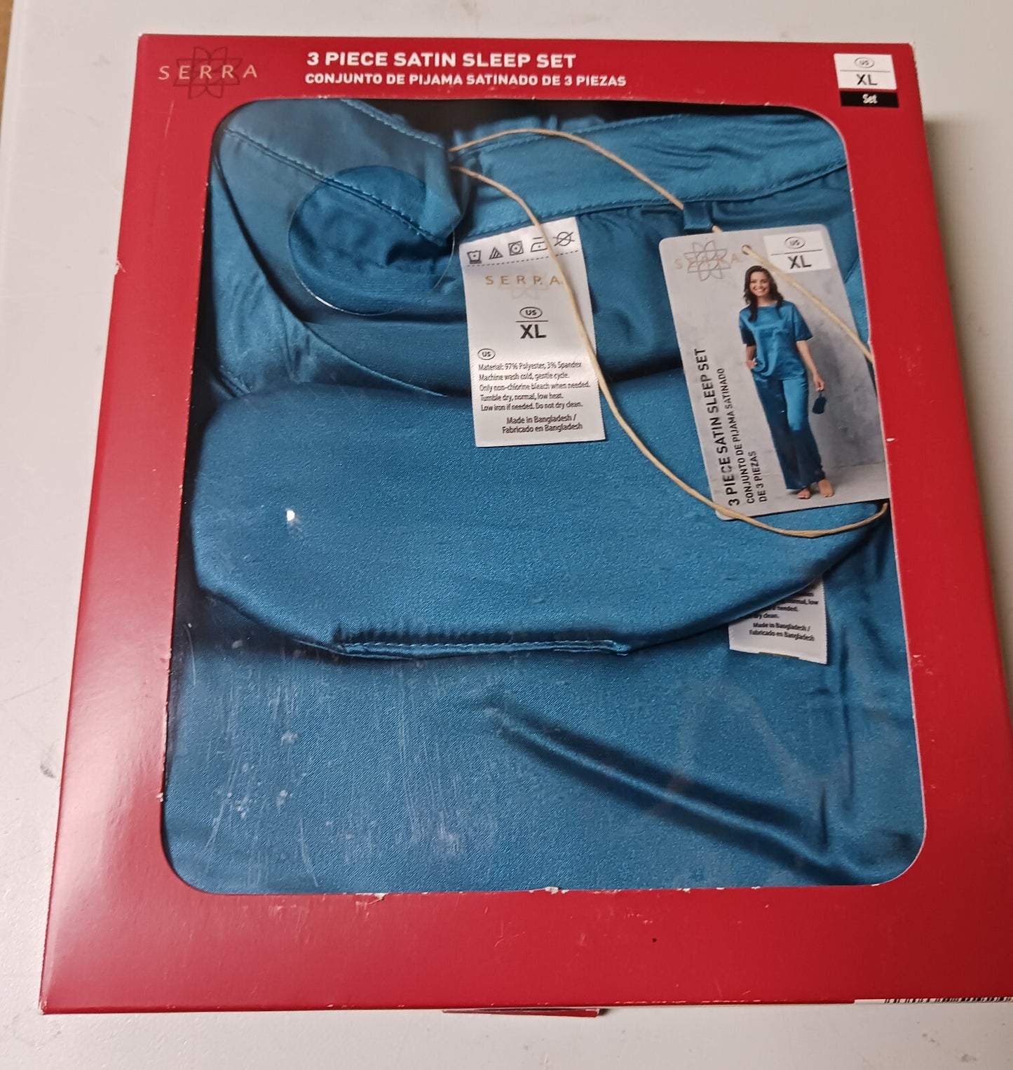 Serra 3 Piece Satin Sleep Set XL