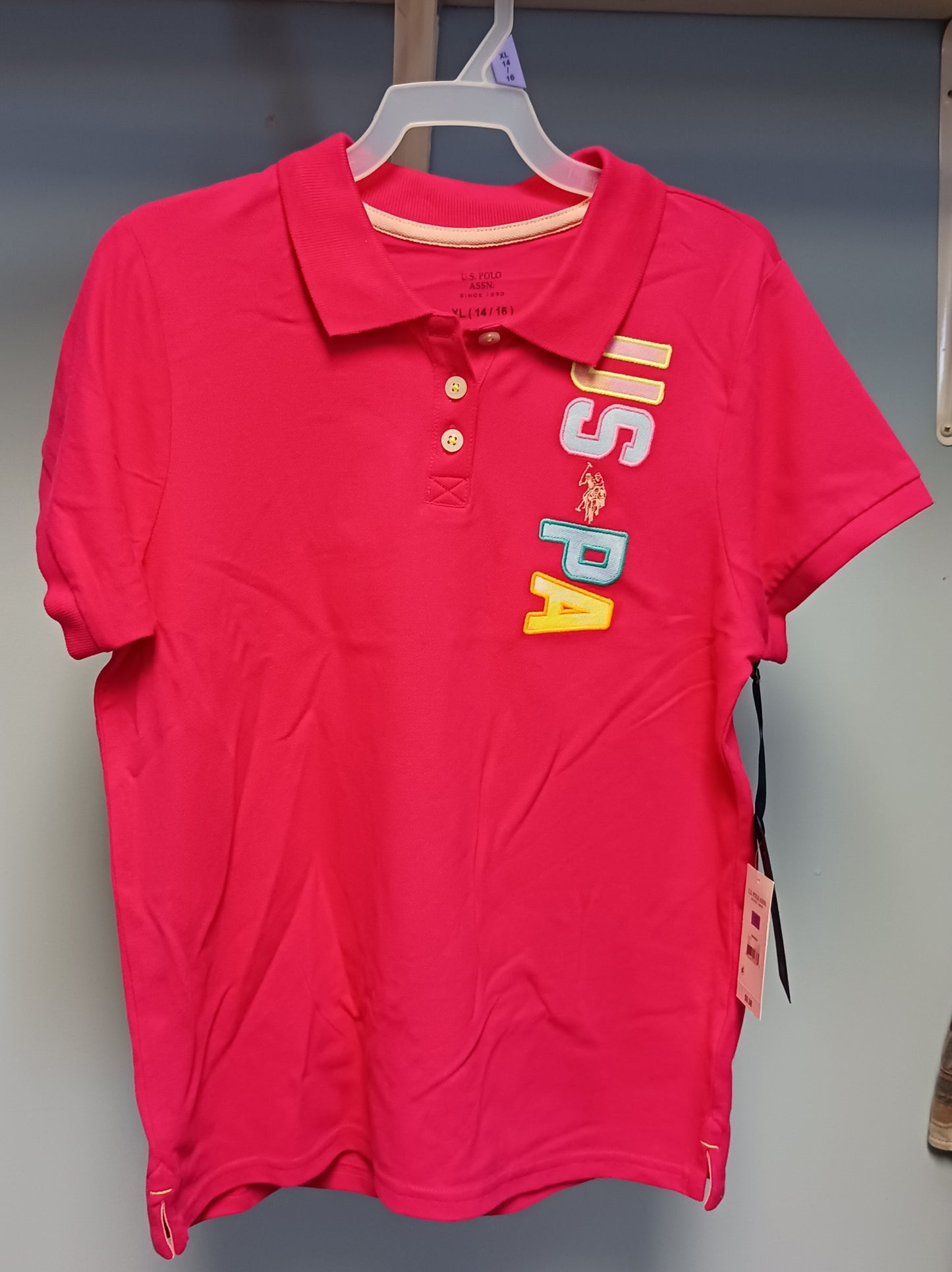 Girl's US Polo Shirt Size XL New