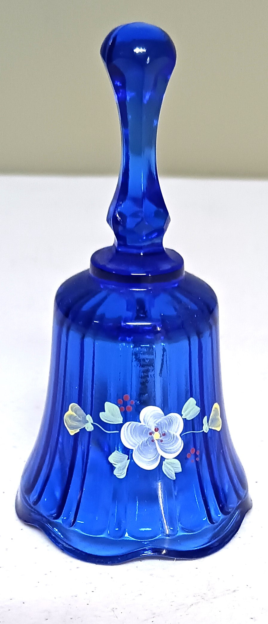 Fenton Blue Glass Bell