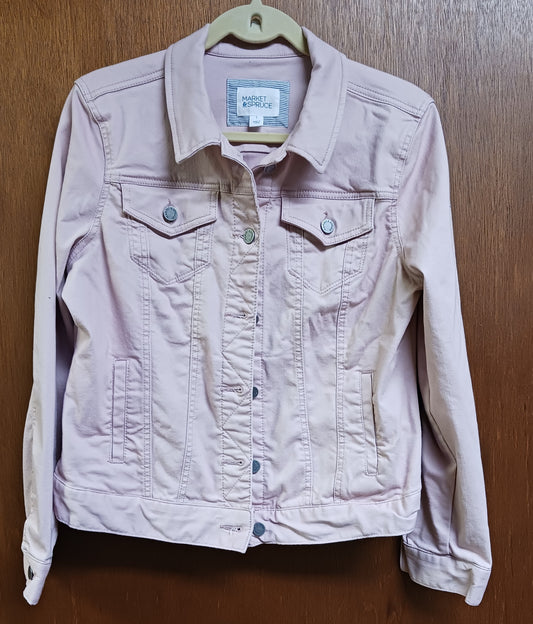 Market & Spruce Jean Jacket Size Large