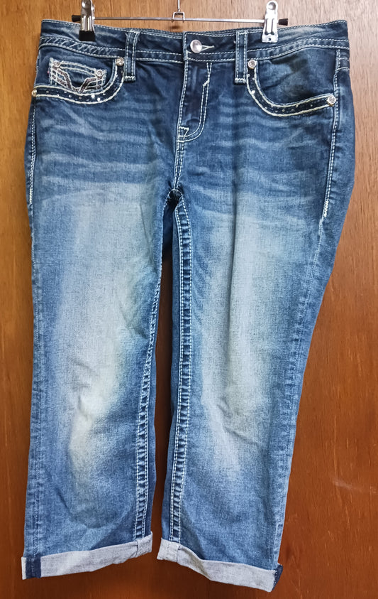 Vigoss Heritage Fit Capri Jeans Size 10