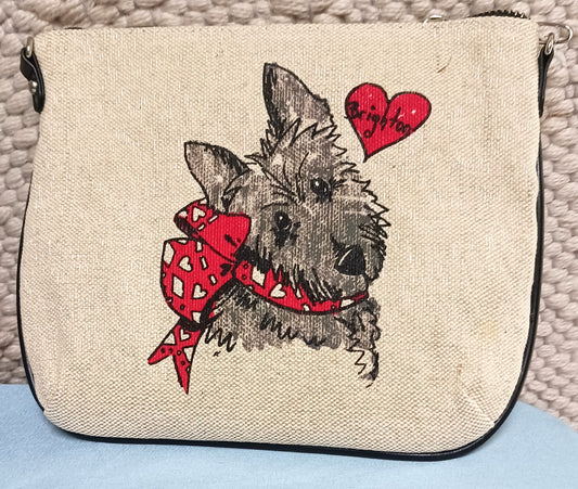 Brighton Scottie Dog Cross Body Bag New