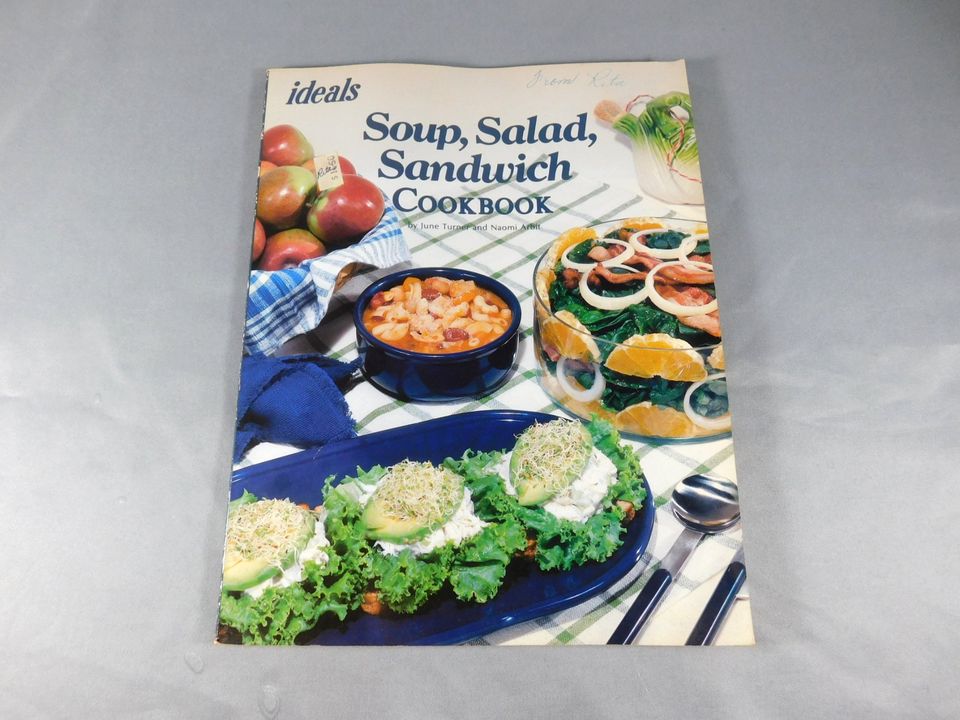 Vintage 1981 Ideals Soup, Salad, Sandwich Cookbook