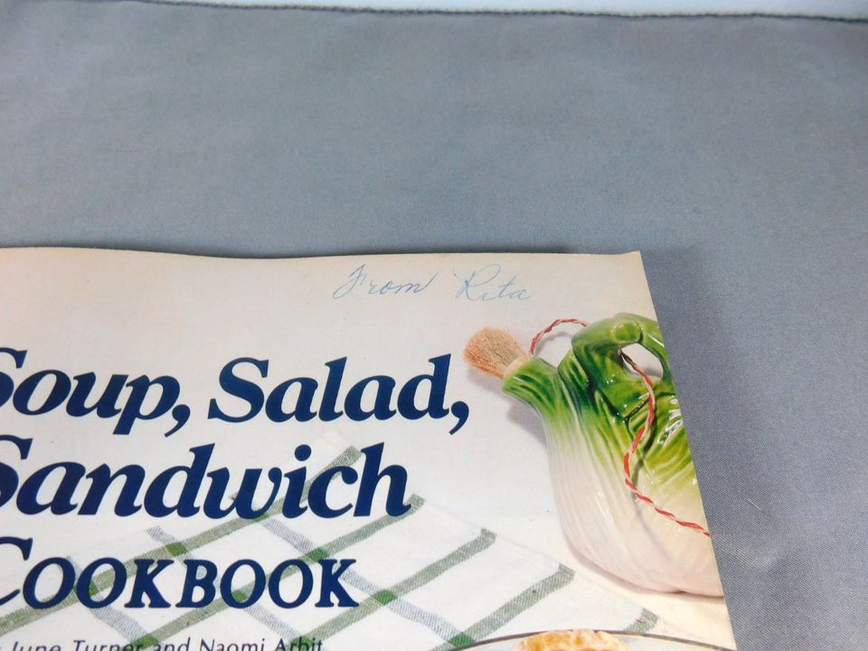 Vintage 1981 Ideals Soup, Salad, Sandwich Cookbook