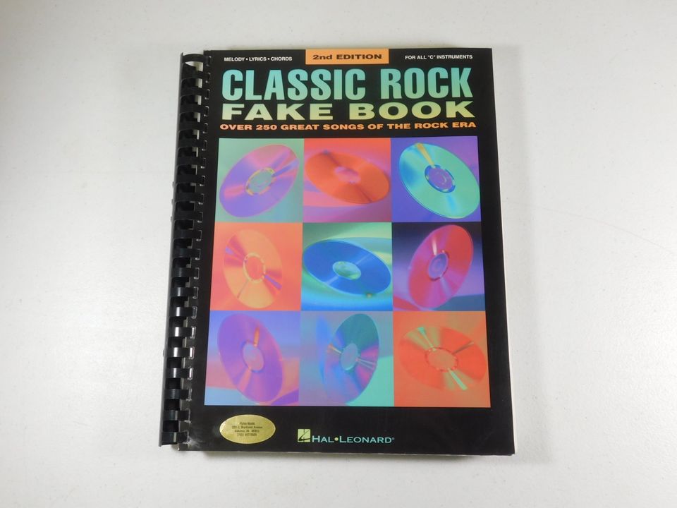 Classic Rock Fake Book Over 250 Great Songs of the Rock Era