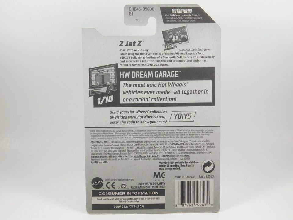 Hot Wheels 2 Jet Z HW Dream Garage #1