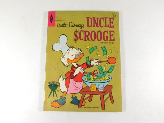 Vintage Walt Disney's Uncle Scrooge Coloring Book