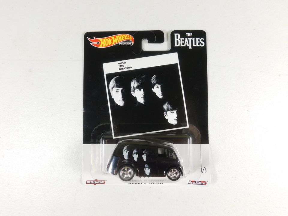 5 Hot Wheels The Beatles Car Set with Real Rider Wheels