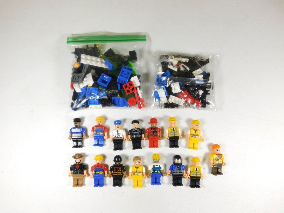 Off Brand Building Blocks and Mini Figs Compatible with Lego