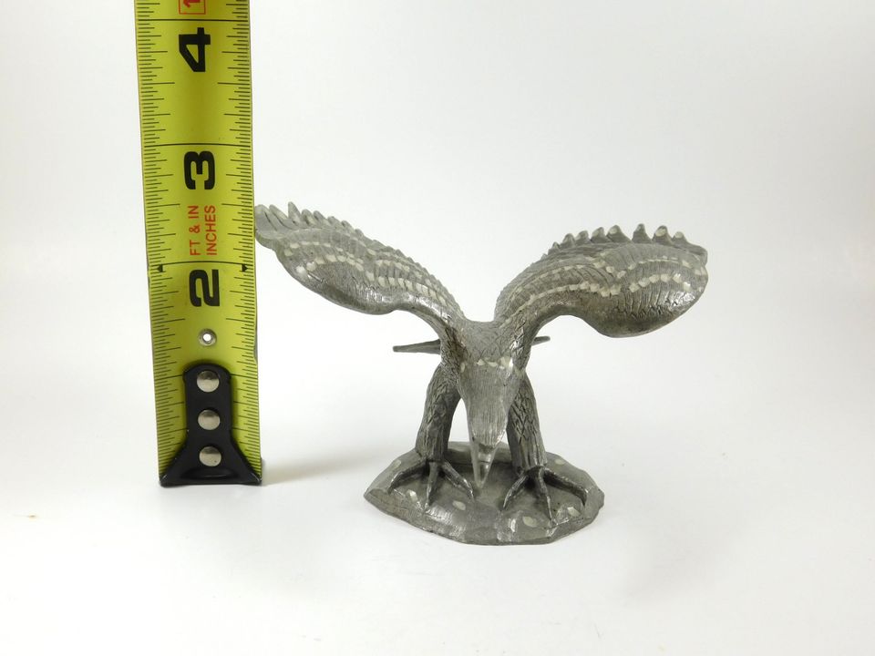 Vintage Metal Lamz 1987 Bald Eagle Figurine