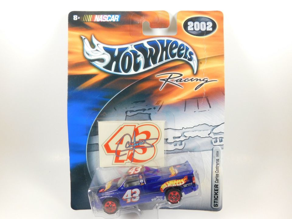 Hot Wheels Racing Sticker Carlos Conteras 2002 NASCAR