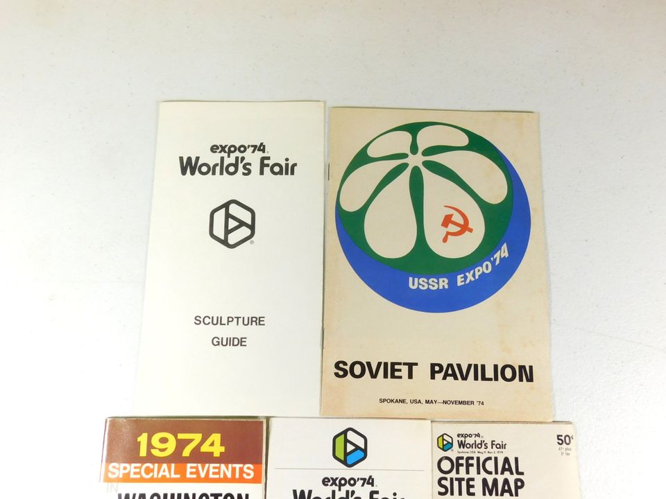 Vintage 1974 Expo World's Fair Brochures and Site Map